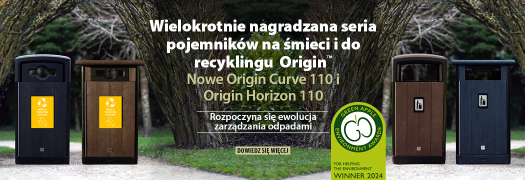 Kosz na śmieci Origin™ Green Apple 